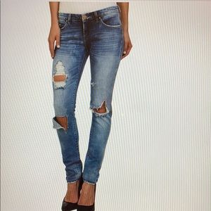 Host Pick Blank NYC Distressed Acid Wash Jeans